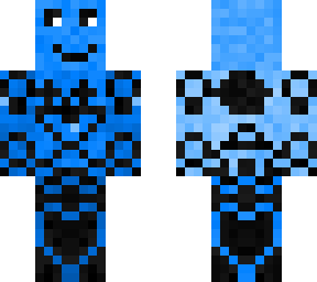 blue man