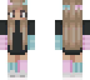 blue/pink girl