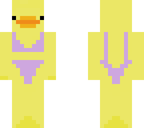 duck bikini lavender one piece