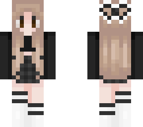 e girl with cute bow