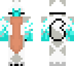 flaming arctic foox with mask on