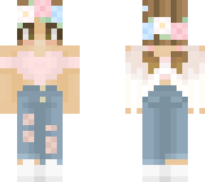 flower crown angel girl