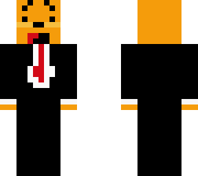 garfield in suit cartoon-ish version