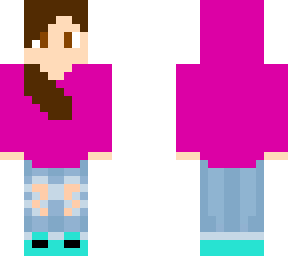 girl in pink hoodie