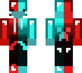 hazmat red and cyan skeppy