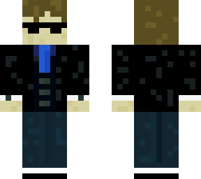 kid blue tie suit