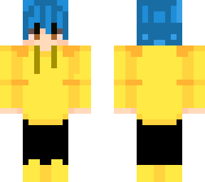 lemon boy blue haired