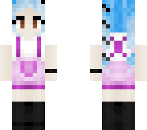 pastel goth with long braids