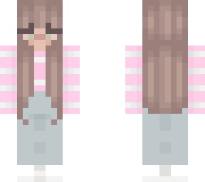 pink striped shirt