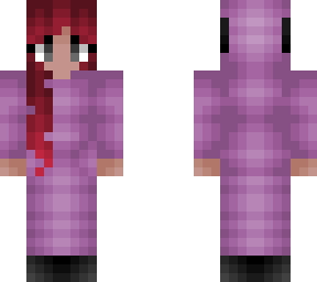 pinkish purple ram outfit - redhead