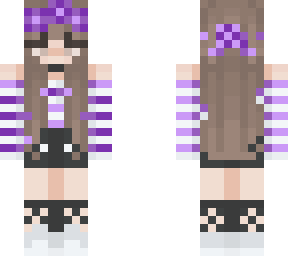 purple flower headband girl