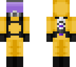 purple hazmat suit