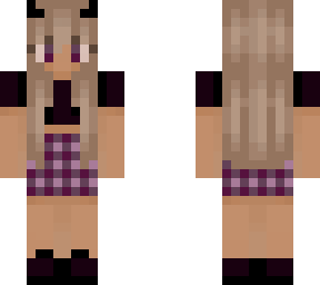 purple plaid devil