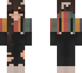 striped overalls