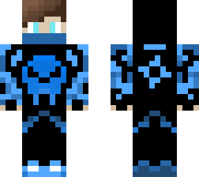 (edited) blue ninja skull