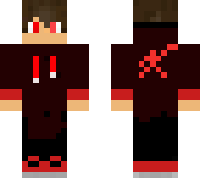 black and red cool boy