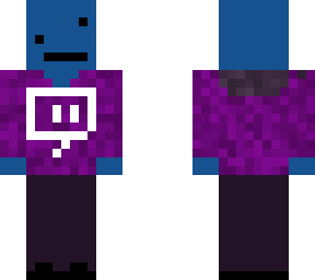 blue man