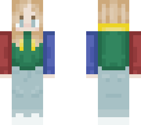 color block hoodie w/ ears
