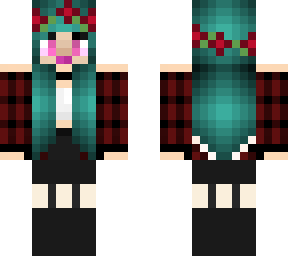 cute green haired emo