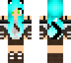 darkdragonmage 1 ace v.1 hair down with ears and tail