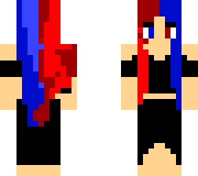 fire and ice (not two faced but split in half)