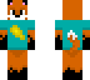 fox in a t-shirt