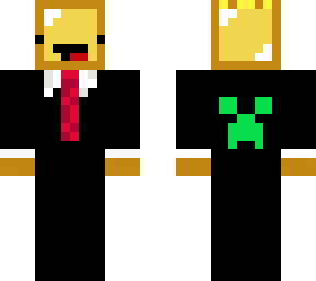 gold block with smooking