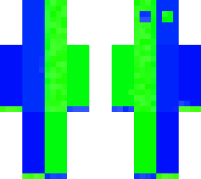 green and blue