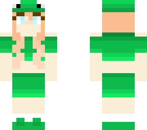 green frog girl