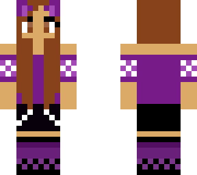 manga girl purple