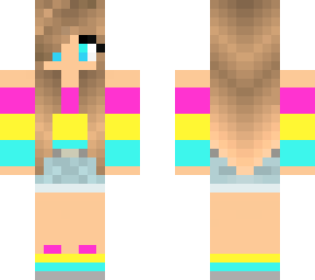 pan flag outfit for girls