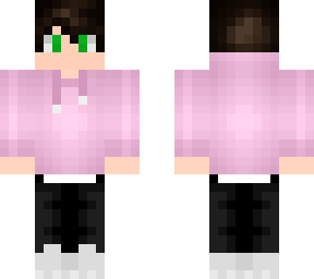 pink hoodie