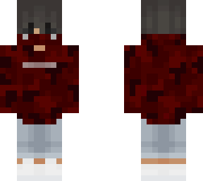 red hoodie