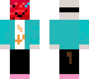 sans with red mask cheese stain and brown stain on butt