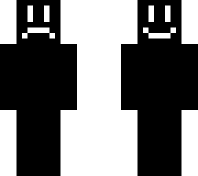 smile + frown (black)