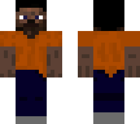 steve but 5 tones darker (and a different shirt)