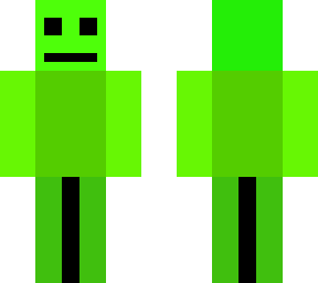 the green alien