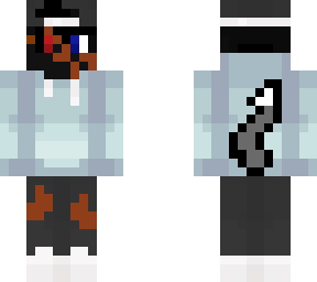 wolf boy, half affected by wither.