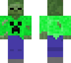 zombie w creeper jacket