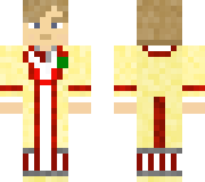 5th doctor (red and white pance pattern type 1)