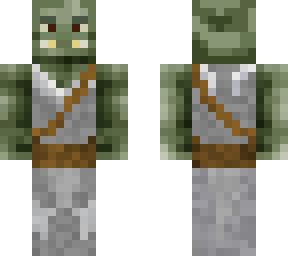 boy with green hair ork costume
