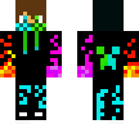 colorful flames