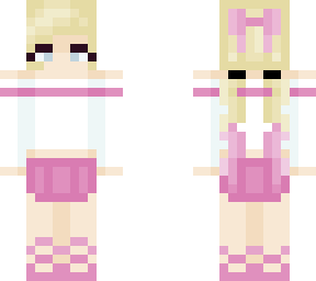 cute pink pigtail girl - for contest