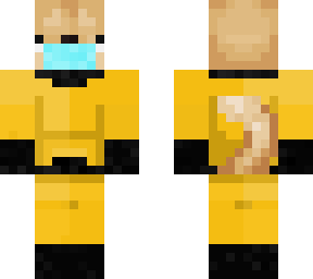 dog in hazmat suit