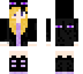 ender cutie with blonde hair | Minecraft Skin