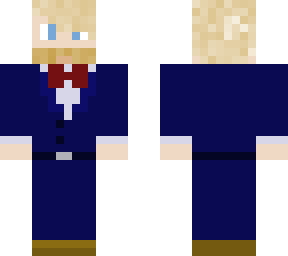 fancy blonde man