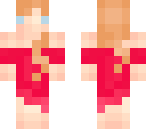 girl in red / / / 8-bit skin