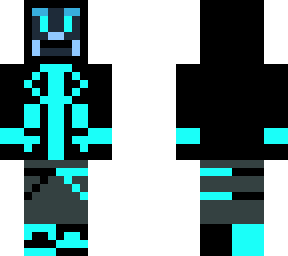 glowing blue skeleton