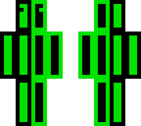 green to black