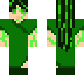 lady in green